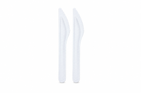 White Paper Recyclable Knives