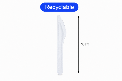 White Paper Recyclable Knives