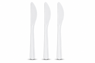 Regular Clear Plastic Recyclable Knives