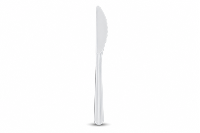 Regular Clear Plastic Recyclable Knives