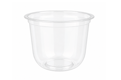 12oz Clear Plastic Recyclable PP Bubble Tea U Cups