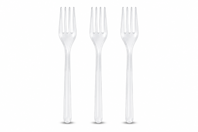 Regular Clear Plastic Recyclable Forks