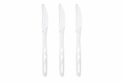 Regular White Plastic Biodegradable PLA Knives