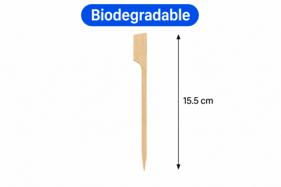 6inch Bamboo Biodegradable Paddle Skewers
