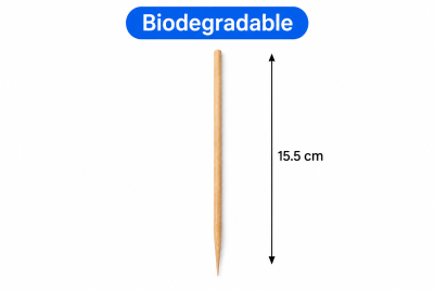 6inch Wooden Biodegradable Skewers