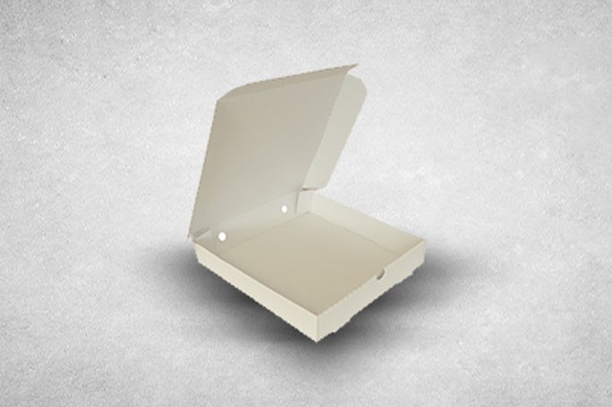 11″ White Cardboard Biodegradable Corrugated Pizza Boxes