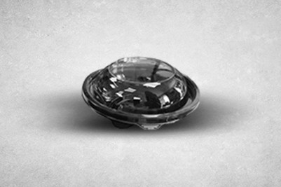 650cc Black Plastic Recyclable Premium Salad Bowls