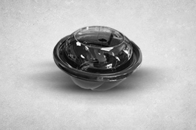 1050cc Black Plastic Recyclable Premium Salad Bowls