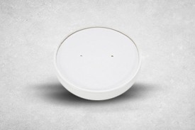 12oz-Fit White Paper Recyclable Well Made Soup Lids