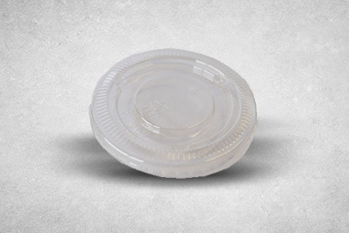 95mm Clear Plastic Recyclable Lids without Hole