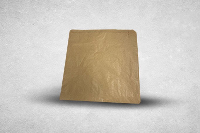 10″x10″ Brown/Kraft Paper Biodegradable Bags