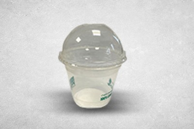 9oz Clear Plant-Based Plastic Compostable PLA Cups