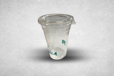20oz Clear Plant-Based Plastic Compostable PLA Cups