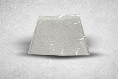 6″x6″ White Paper Recyclable Clear Film Front Bags