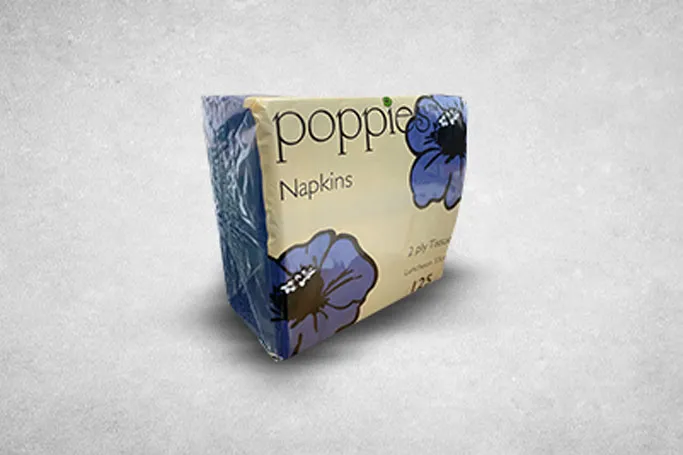 33cm Navy Blue Paper Biodegradable Luxury 2PLY Napkins