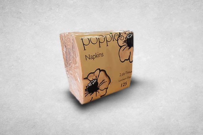 33cm Peach Paper Biodegradable Luxury 2PLY Napkins