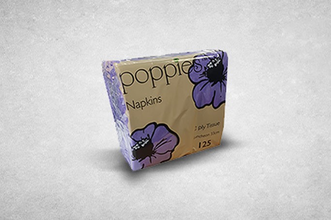 33cm Purple Paper Biodegradable Luxury 2PLY Napkins