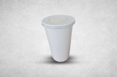 16oz White Paper Recyclable Cups