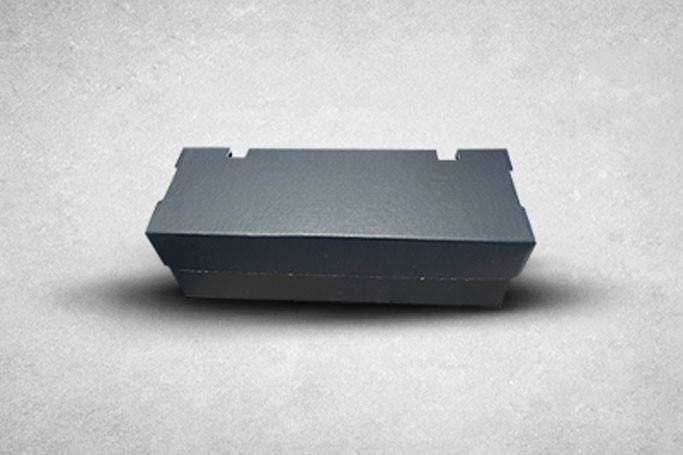 Large Black Cardboard Recyclable Rectangular Octagon Boxes